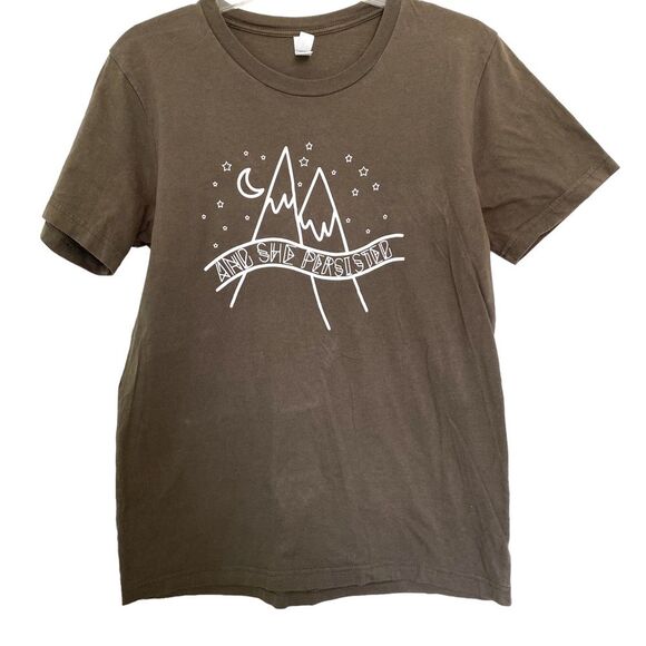 Girl Defined Inspirational Encouragement Graphic Print Short Sleeve Shirt Small - Picture 1 of 4